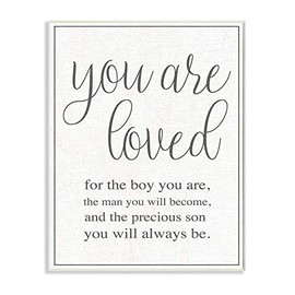 Stupell Industries You Are Loved Oversized Wall Plaque Art, Proudly Made in USA