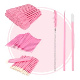 100 Microbrush 50 Cepillos 50 Lip Brush Pestañas Y Cejas Color Al Azar Areum Lashy & Browns