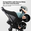 TRIPDAILY Stroller Sun Shade, Functional Sun Protection Extension Compatible with