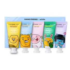 Kakao Friends / 카카오프렌즈X에스폴리오 룩앳미 핸드크림 5종 선물세트, 1세트