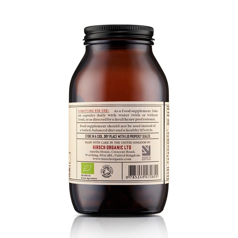 Hirsch Organic Grass Fed Beef Liver Supplement - 100% Certified