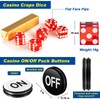 Leyndo Craps Tabletop Game Set, Includes 35" x 70" Rubber