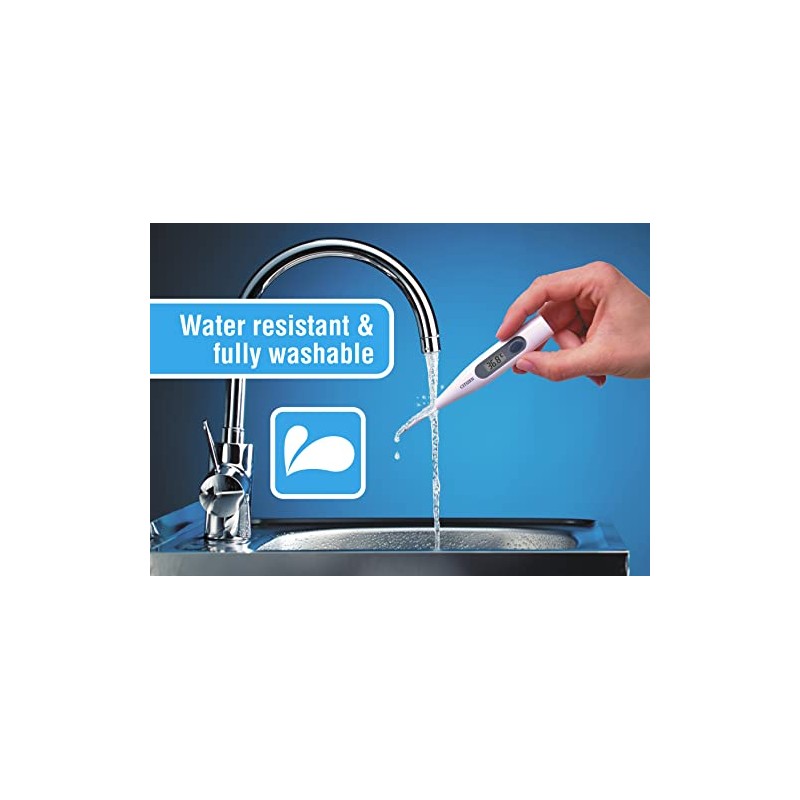 Citizen CTA-303 Termómetro Digital Antibacterial, color Blanco