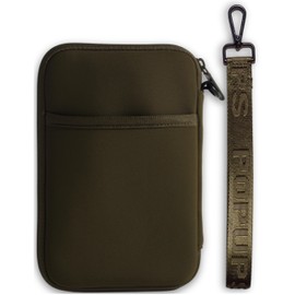 POPUPS Passport Travel Wallet for Women - Large Multiple Document Organizer and Holder with Wristlet - Safari Green