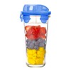 Glasslock, Shaker with Transparent Lid, Measuring Scale and Strainer, 450