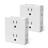 Multi Plug Outlet Splitter, Unidapt Multiple Outlets Extender Adapter with