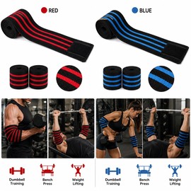 Adjustable Elbow Wrap for Weightlifting – Elastic Compression Support for Bench Press, Gym Training & Fitness