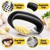 Stainless Steel Garlic Press Rocker – Manual Garlic & Ginger