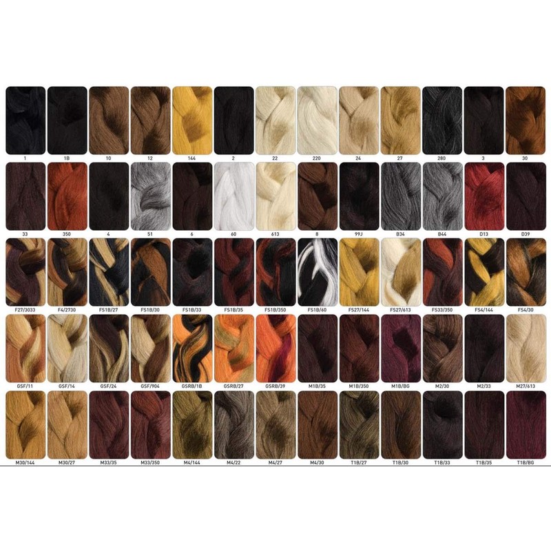 Rasta Fri Braids ( Pack of 3 ) Off Black