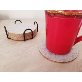 Unbranded cup coasters, coasters set, Protect the table top from scratches and moisture