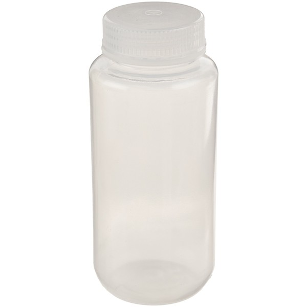 United Scientific™ 33309 | Laboratory Grade Polypropylene Wide Mouth Reagent Bottle | Designed for Laboratories, Classrooms, or Storage at Home | 500ml (16oz) Capacity | Pack of 12