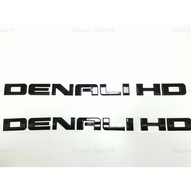 GMC 4PCS Set GLOSS Black GMC SIERRA DENALI HD Duramax