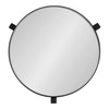 Kate and Laurel Aguilar Modern Mirrored Round Drink Table, 9