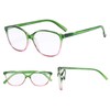 GUD Large Reading Glasses Women 5 Pairs Ladies Readers Cat-eye