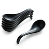 Gomakren Asian Soup Spoons, 6.5 Inch Ceramic Chinese Soup Spoons