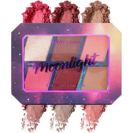 Profusion Cosmetics Paleta De 6 Tonos Moonlight: Bronceador, Rubor E Iluminadores Suaves Y Aterciopelados Que Se Difuminan Fácilmente Para Looks Impresionantes Y Modulables.