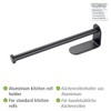 Nio Kitchen Roll Holder Black