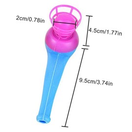 Integrity.1 Floating Blow Pipe, Pack of 6 Floating Blow Pipe, Plastic Swimming Ball, Retro Children's Toy, Kids Party Favors, Classic Nostalgic Children's Products (Random Colour)