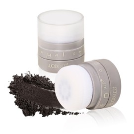 Wirwody ヘアファンデーション 薄毛隠しパウダー 白髪カバー 生え際＆つむじ用 増毛効果 男女兼用 ポンポンタイプ 自然な仕上がり ウォータープルーフ 持ち運び便利 無添加 #3ダークブラウン