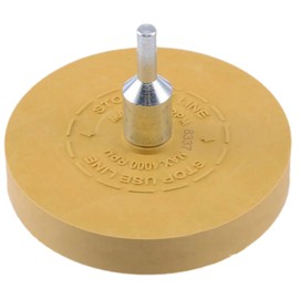 Lebonarier Rubber Tracer Seal Removal for Electric Drills, 3.5 inches (88 mm), Shank Diameter 0.2 inches (6 mm), Orange (Pack of 3)