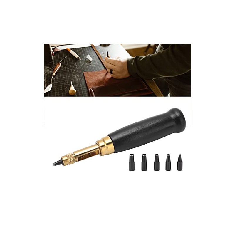 Pssopp Adjustable Screw Hole Punch, Pack of 6 Adjustable Japanese