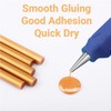 ENPOINT 120pcs Metallic Gold Hot Glue Sticks Mini - 4