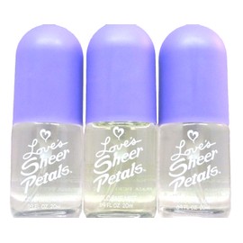 LOVES LOVE'S SHEER PETALS  - LOT OF 3 - COLOGNE MIST - .69 OZ.EACH - NEW NO BOXES