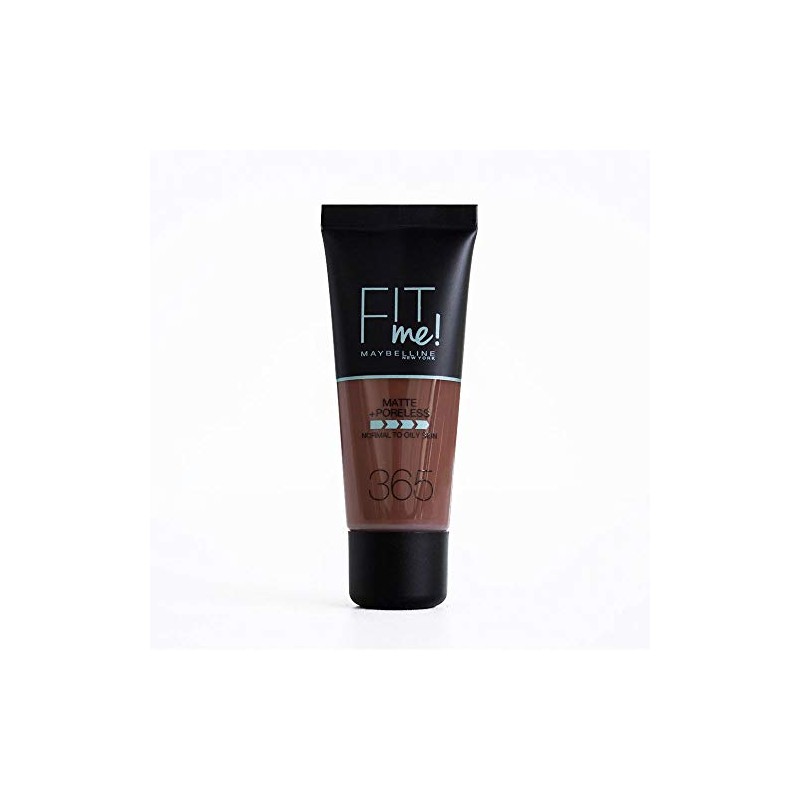 Maybelline Fit Me Foundation, Matte & Poreless, Full Coverage Blendable