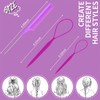 MORGLES Topsy Tail Hair Tool, Hair Braiding Tool for DIY