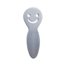 Elements 4537208921234 Smile Toilet Seat Handle, Silver