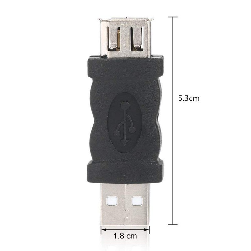 eightNice Firewire USB 2.0 IEEE 1394 6 Pin Male to