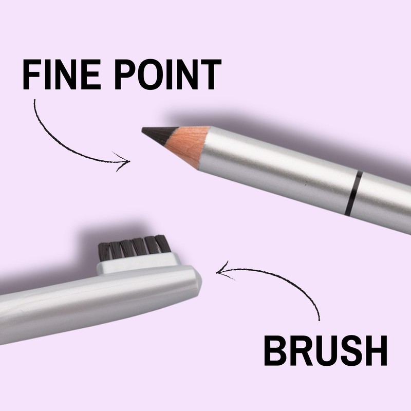 IMPALA | Brow Pencil with Brush Black Color No. 01