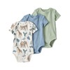 little planet by carter's Baby 3-Pack Short Sleeve Bodysuits made