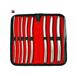 Hegar Dilator Sounds Set 8 Pcs Gynecology