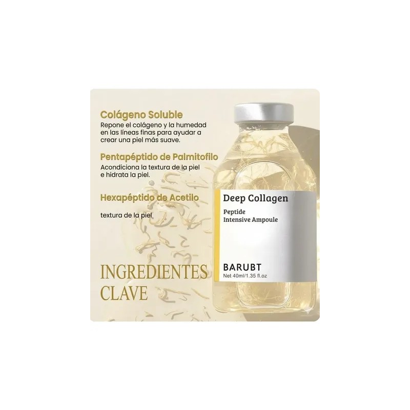Serum Facial Tópico Antiedad Peptidos De Seda + Colágeno