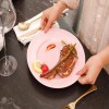 September Promotion Pink Tableware Set Suitable for Weddings or Family