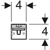 Geberit Duofix Pur 111.839 111839001 Construction Set for Wall Mounts