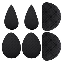 3 Pairs of Sneaker Sole Insoles, Sole Protector, Anti-Slip Heel Tape, Anti-Slip Sole Grip, Sneaker Protection Sole Tape, High Heel Sole Protector Pad (Black)