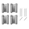 2 Pairs (4Pcs) of 3" Stainless Steel Cafe Saloon Door