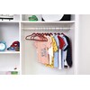 Quality Children's Plastic Non Velvet Non-Flocked Thin Compact Hangers Swivel