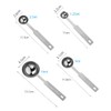 Stainless Steel Measuring Spoons Sets,4 Pieces Metal Measure Spoon for