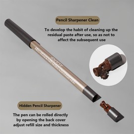 FantasyDay Glitter Eyeshadow Stick Set, 6 Colors Shimmer Metallic Matte Eyeshadow Pen Eyeshadow Cream Eye Brightener - Luxurious Texture - WaterProof/Long Lasting/Smooth Effect