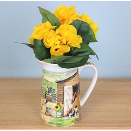 The Leonardo Collection LP94756 Ceramic Jug | Farmhouse design | 1 Pc, Multicolor