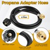6FT Propane Adapter Hose with Stove Pressure Regulator