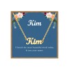 Ldurian Custom Name Necklace | Kim Name Pendant Necklace Gifts