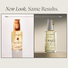 L'ANZA Keratin Healing Oil Hair Treatment, Hair Oil Revives & Nourishes Dry Damaged Hair & Scalp, Sulfate Free with Phyto IV Complex, Cruelty Free Volumizing Hair Care with UV Protection