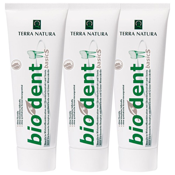 Stevia Toothpaste Basic Value Pack - 3 x 75 ml
