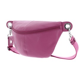 Mandarina Duck Women's Mellow Leather Bum Bag Leather Belt Bag, Red Violet