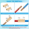 PATIKIL 13.2x5.2x6.2mm Wire Connectors Nut Terminal, 20 Pcs 15 A
