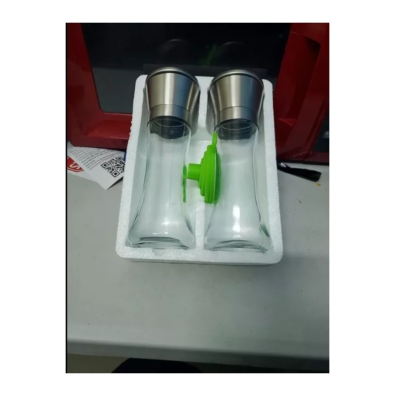 Juego de 2 Molinillos Sal y Pimienta 2 Pimentero Molino
